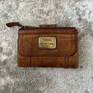 Fossil Tan Leather Wallet